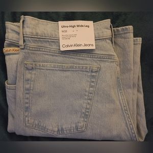Calvin Klein Ultra High Wide Leg Jeans